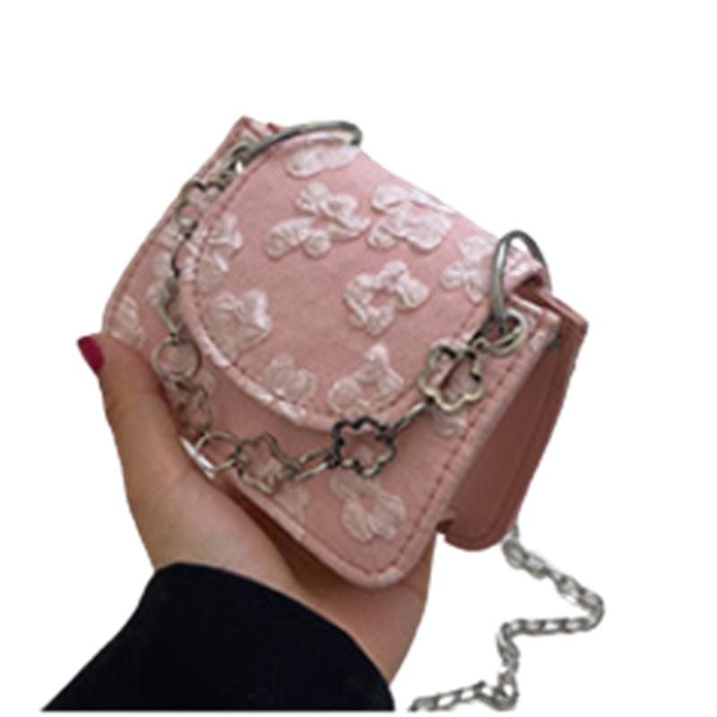 Stylish Vintage Mini Bag With Chain Strap Chic Pu Leather Crossbody Bag For Women