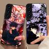 Чехол для мобильного телефона Jujutsu Kaisen Мегуми для Samsung Galaxy S26 S25 S24 S23 S22 S21 S20 Note20 Plus FE Ultra Стекло Цветная крышка