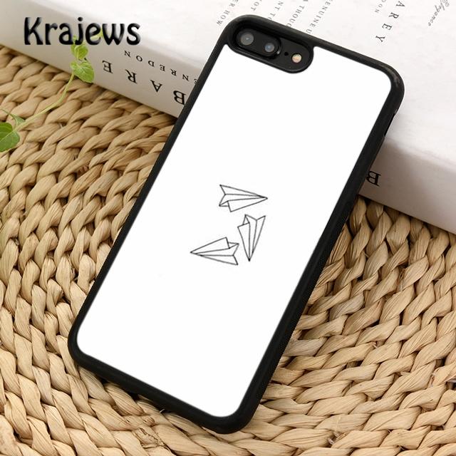 Krajews Travel the world of air plane paper Phone Case For iPhone 17 Air 16 15 14 plus 11 12 13 pro max coque Fundas