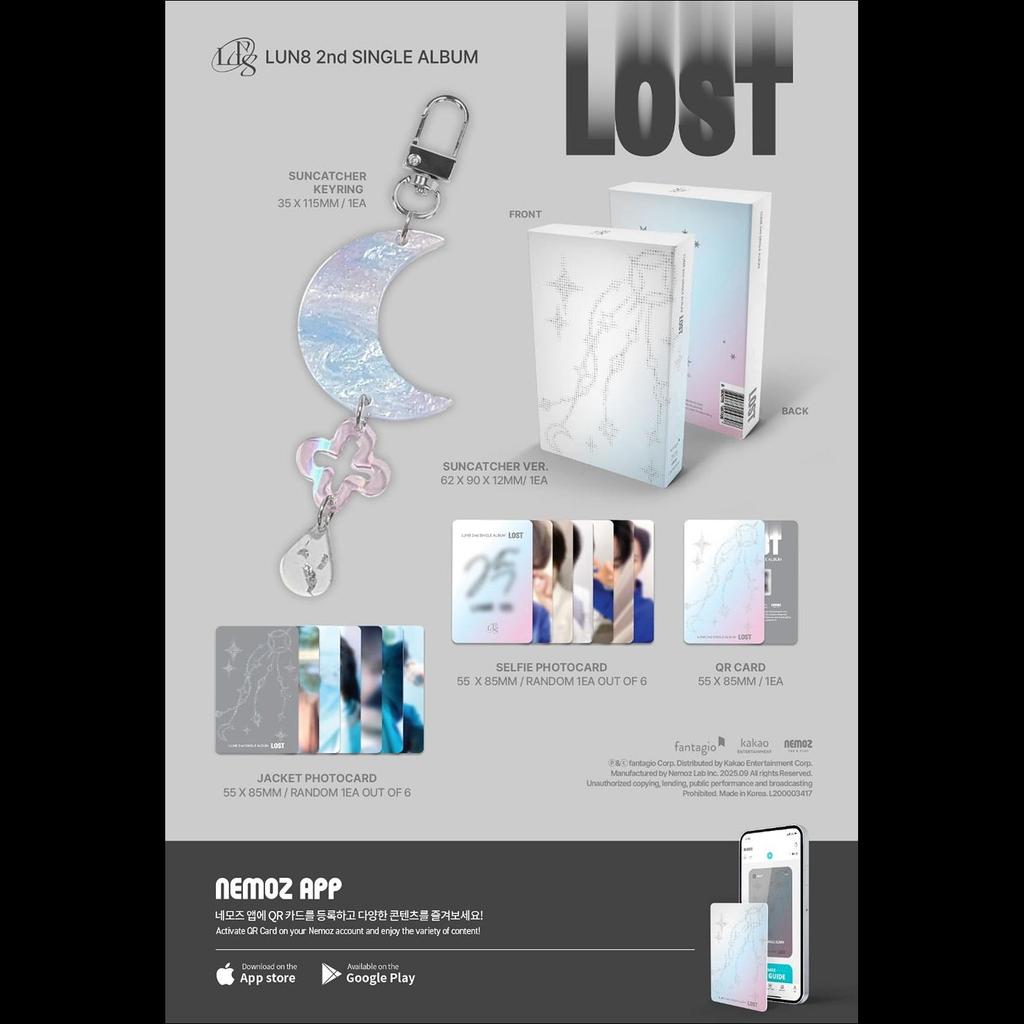 LUN8 [LOST] (SUNCATCHER Ver.) NEMO Album / 2nd Single