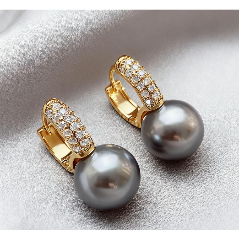 Xiaoxiangfeng Earrings Women'S Summer 20 Tide Pearl Sterling Silver Stud Earrings Temperament Earrings Ear Buckles Advanced Sense