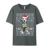 Vintage T Shirts Faddish Funny Dalmatian Dog Lover Santa Hat Ugly Tshirt Cotton Adult Tops  Tees Graphic Tees