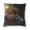 Moonstone A Hard Days Knight Pixel Pillowcase Polyester Linen Velvet Creative Decorative Throw Pillow Case Sofa Cushion Cover