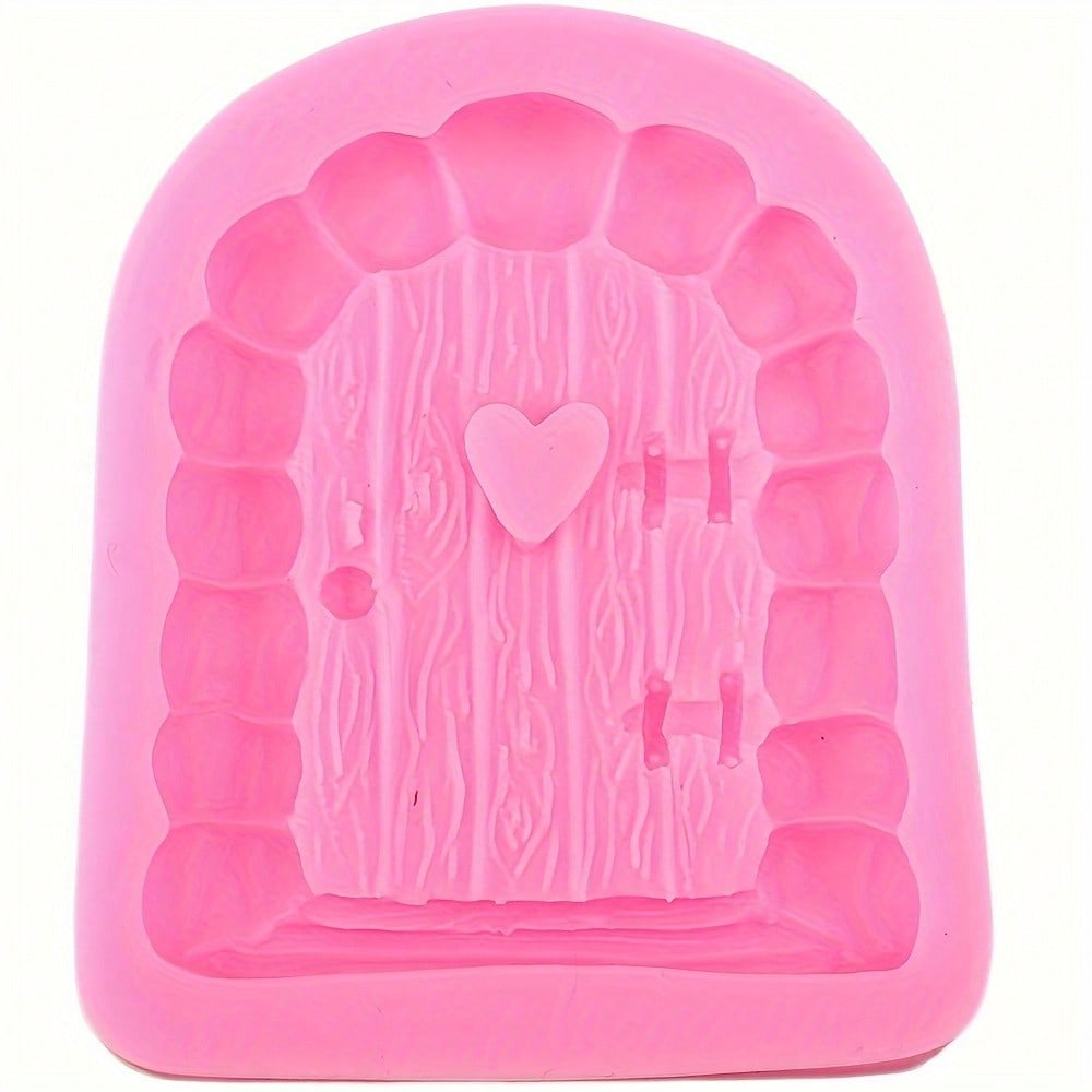 4 шт. Зачарованный Винтаж Сказочный Сад Фея Гном Домашняя Дверь Улитка Силиконовые Формы Для Шоколадной Помадки Крафт Полимерная Глина Украшения Торта