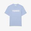 Lacoste Мужская футболка с графическим принтом и надписью 'Tennis', короткий рукав TH1578-56GAEY
