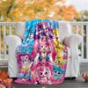 Magic Sweety Flannel Blanket Soft Warm All-Season Throw, Design for Camping, Car Travel, Hiking Sofa, Bed, Office Perfect Gift for Parties