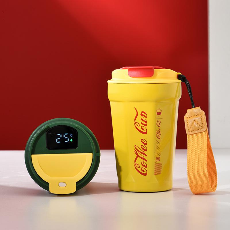 "Smart Temperature Classic Coffee Cup: Portable & Stylish 316 Stainless Steel Event Gift"