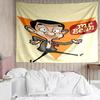 1PC Mr. Bean Adventure K-pop music group Tapestry Accessories for Bedroom,Livingroom, dormitory Room Wall Decor Fan Birthday Gifts