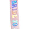 Bridal Sash for Bachelorette Party Decorations Bride To Be Gift Bridal Shower Wedding Bride To Be Sash Photo Props