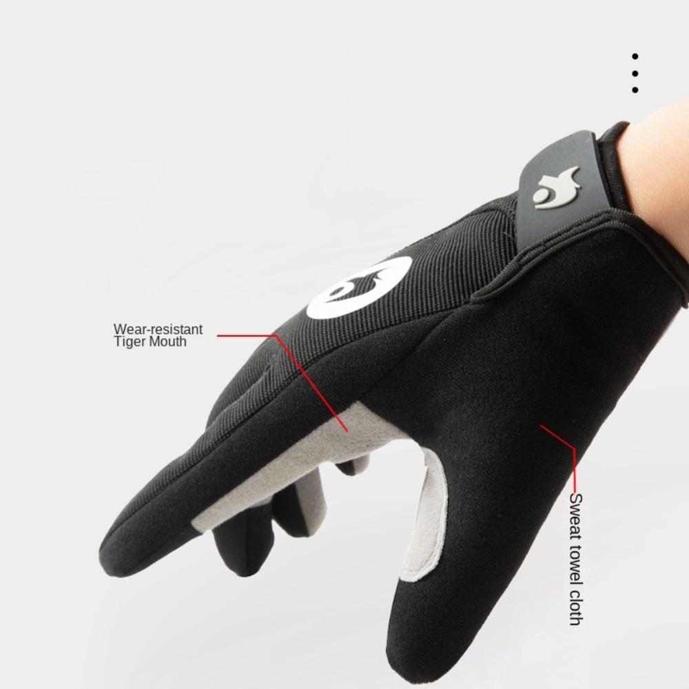 Силиконовые противоскользящие велосипедные перчатки с полными пальцами, гигроскопичные и влагоотводящие перчатки для шоссейного велосипеда