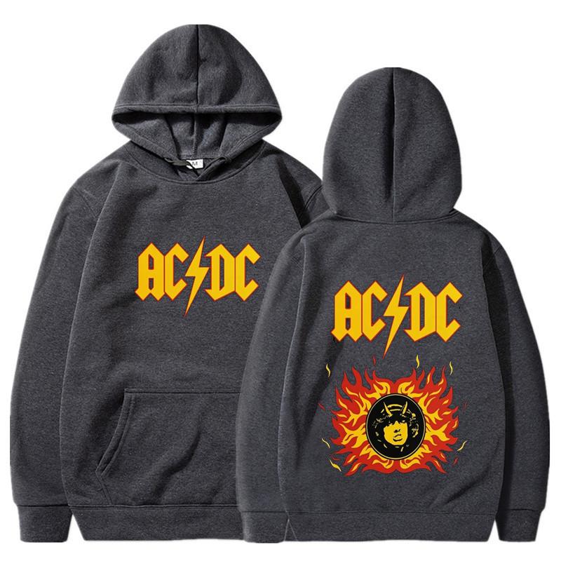 2024 Осень-зима ac pwdup live dc print Hoodie Manner Pullover Sweatshirt Retro Fashion Oversize Hoodies Punk Streetwear
