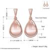 Shining Diva Fashion Latest 18k Rose Gold Stylish Bracelet Earrings Combo Jewellery