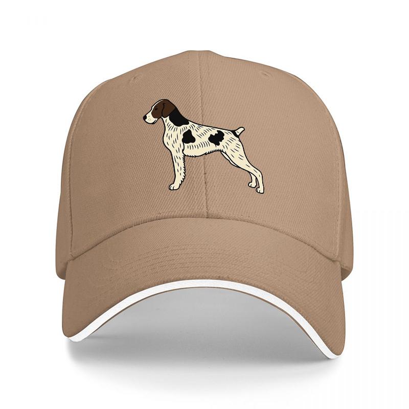 English Pointer Dog Embroidered Black Baseball Cap Classic Fit Outdoor Fashion Hat for Unisex and Women