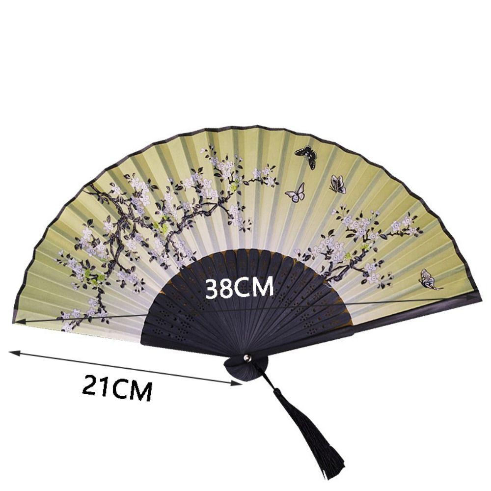 Pattern Design Silk Material Silk Folding Fan Folding Design Art Craft Hand Fan Japanese Pattern Fan Home Decoration