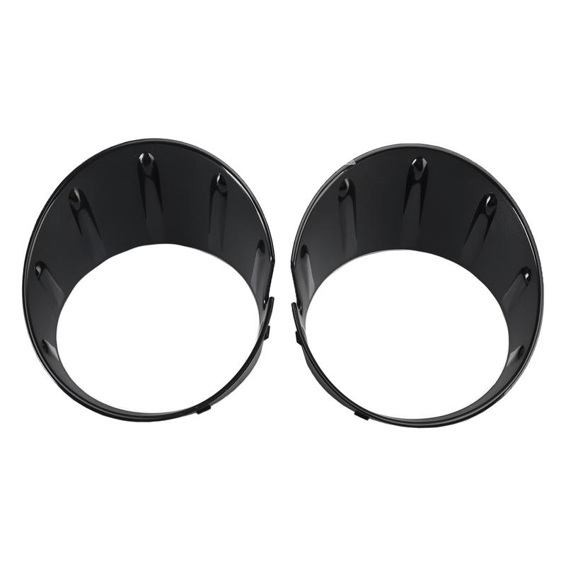 Artudatech Front Bumper Fog Light Lamp Cover Bezel For Mini Cooper R55 R56 R57 R58 R59
