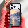 Landscape Winter Light Snow Phone Case for iPhone 17 16 15 14 13 Pro Max Back Cover for 12 11 Pro Coque
