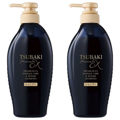 Шампунь Tsubaki Premium EX для ухода и восстановления поврежденных волос 2 шт. 450 мл