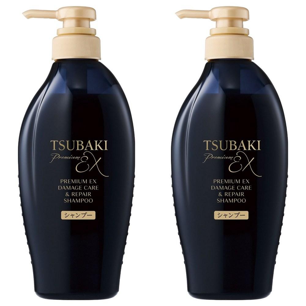 Шампунь Tsubaki Premium EX для ухода и восстановления поврежденных волос 2 шт. 450 мл