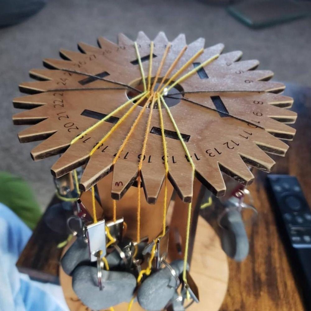 Деревянный диск Кумихимо Марудай Сделай сам Браслет Плетеный диск Новый станок для плетения ручного шнура