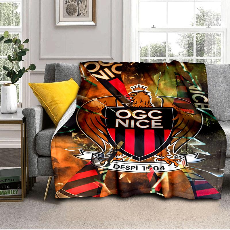 Ogc Nice Crest Artwork Blanket Lightweight Ideal Bedding Blanket Perfect for Travel, Camping, Living Rooms, Offices, Sofas, Fan Christmas gift