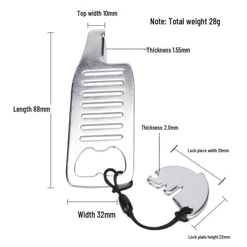 Smart Anti-Theft Door Stopper Alarm for Travel and Home Safety