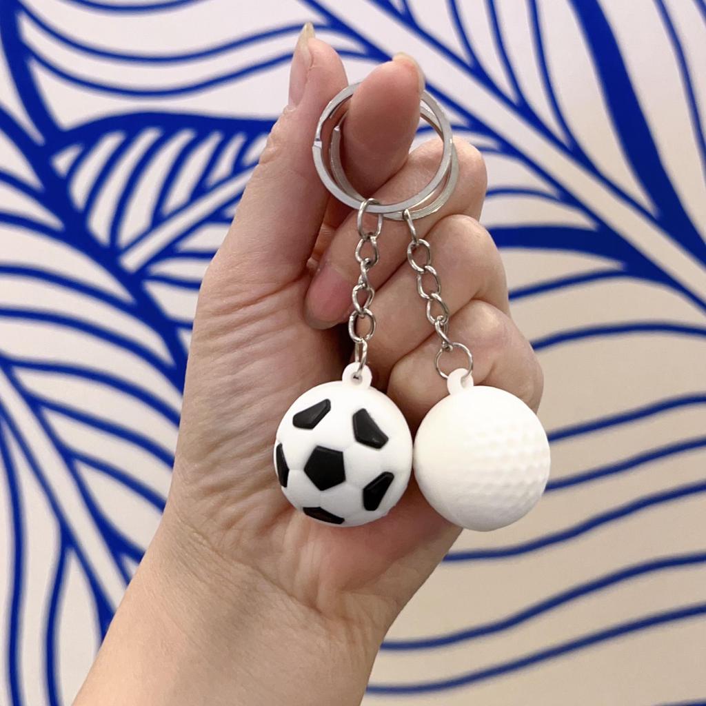 3D спортивный брелок: Украшения для школьных ранцев на тему баскетбола, футбола, тенниса и бильярда
