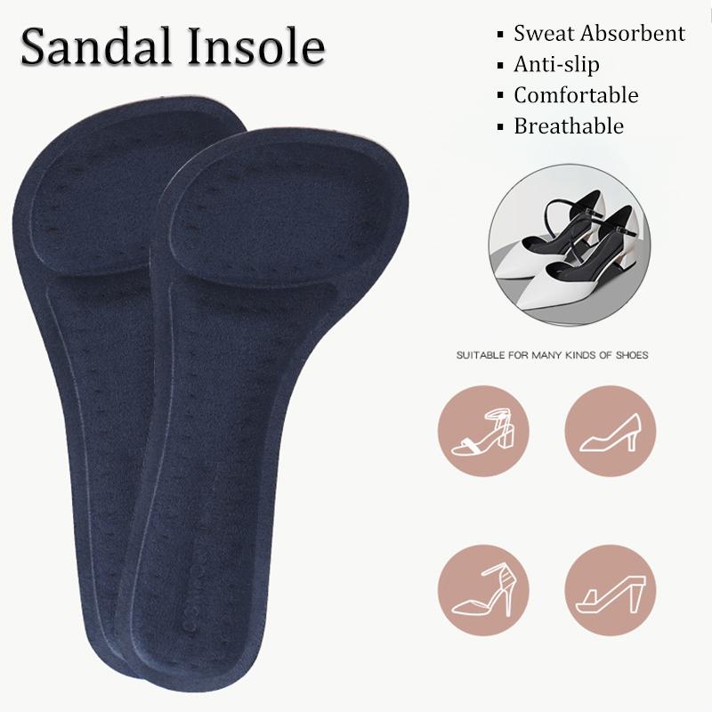 Sandals Insoles Women High-heel Insoles Self-adhesive Anti-slip Breathable Shoes Pads Stickers Soft Cushion Sole Inserts