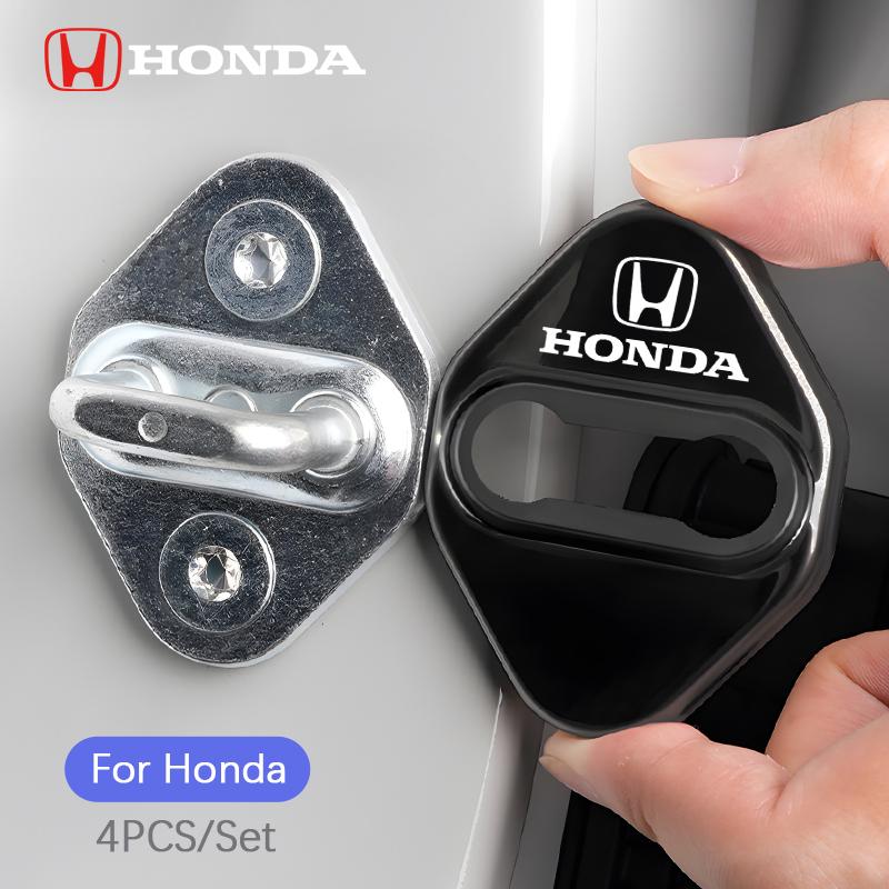4 шт. Титановый сплав Защитная крышка замка двери автомобиля Для Honda Civic Fit Jazz Accord Pilot CRV Odyssey Passport City Shuttle HRV