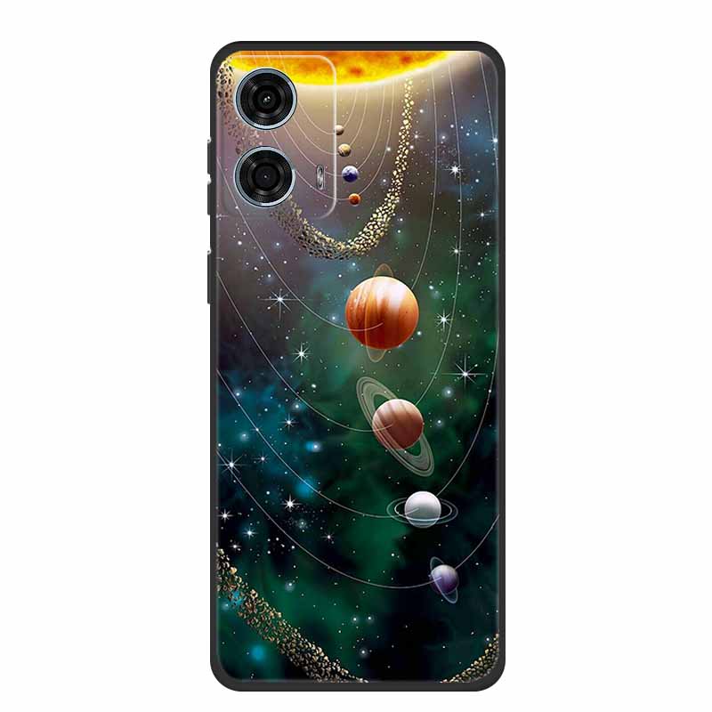 Для Motorola Moto G24 Power Чехол Силиконовый Волк Лев ТПУ Мягкий Чехол для Телефона Для Moto G24 Power Задняя Крышка Мультяшный Ударопрочный Корпус