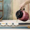 Pure Titanium Insulated Tea & Water Separation Teapot for Home & Office Use