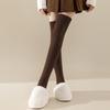 Женские осенние гольфы выше колена, зимние модные толстые очень длинные чулки, гетры