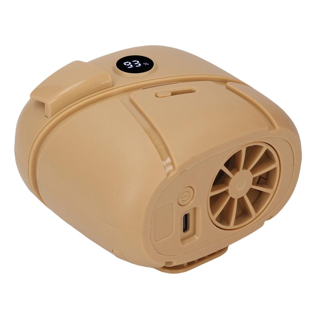 Waist Hanging Fan LED Display Portable Cooling Fan for Outdoor Work 100  s Adjustment   Diffusion Function