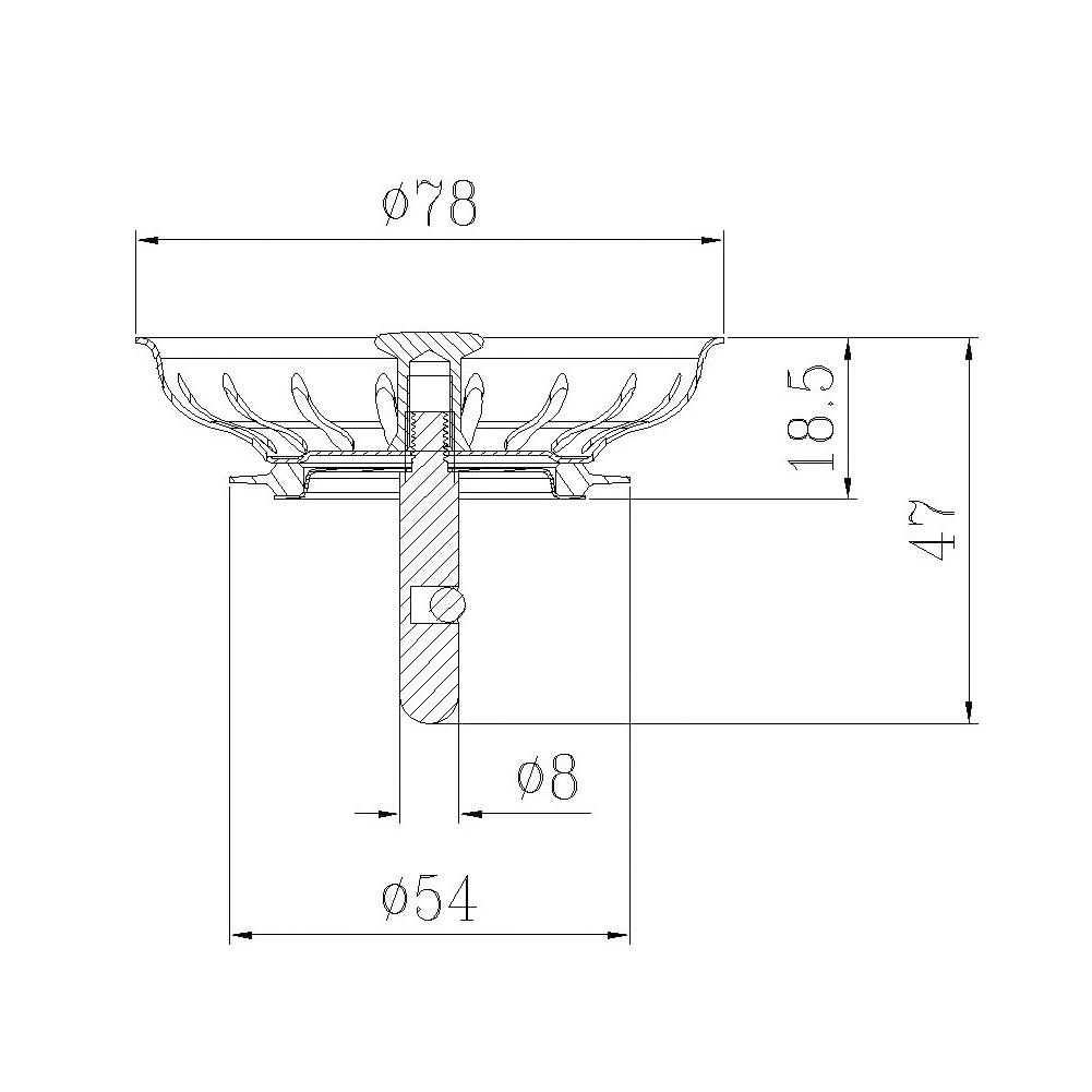Обновите слив вашей раковины с помощью сменного фильтра из нержавеющей стали