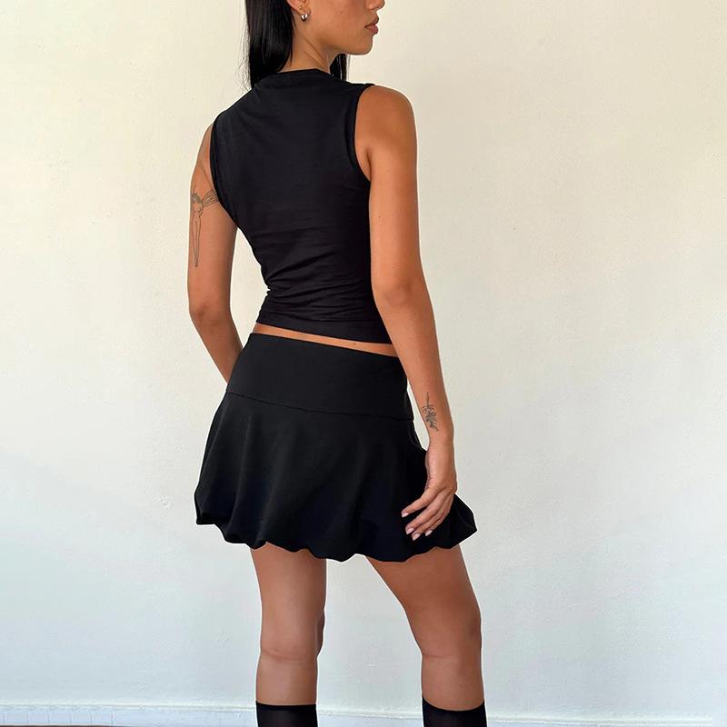 Y2K Women'S Bow Tie-Up Tank Tops Wide Shoulder Straps Bandage Camisole Sexy Low Cut Crop Tops Female Vest Tops