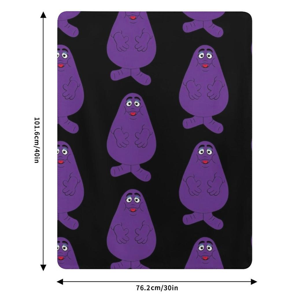 Плед Grimace Роскошный Мягкий Плед Праздничный Подарок для Семьи