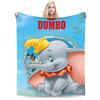 Dumbo Cartoon  Blankets Velvet Spring Autumn The Flying Elephant  Portable Warm Throw Blanket for Sofa Travel Plush Thin Quilt