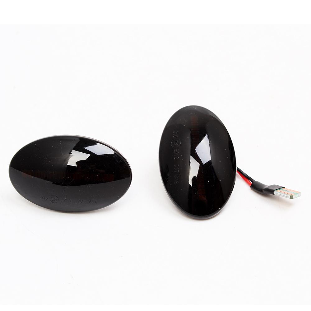 Для Ford Fiesta MK3 4 KA Mondeo Transit Tourneo светодиодный динамический боковой габаритный указатель поворота движущийся последовательный поворотник 2 шт.