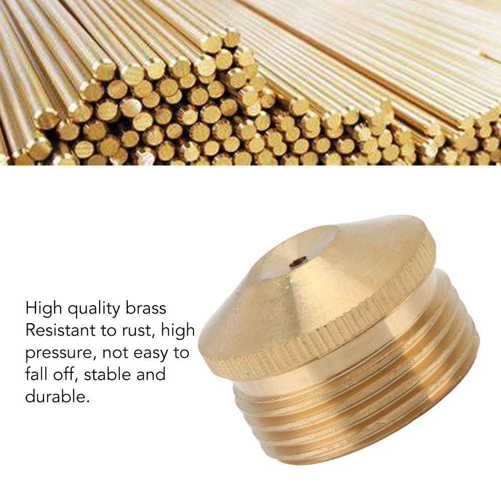 5PCS Gold Fogging Sprinkler Head Brass Garden Cooling System Nozzles  Garden Irrigation