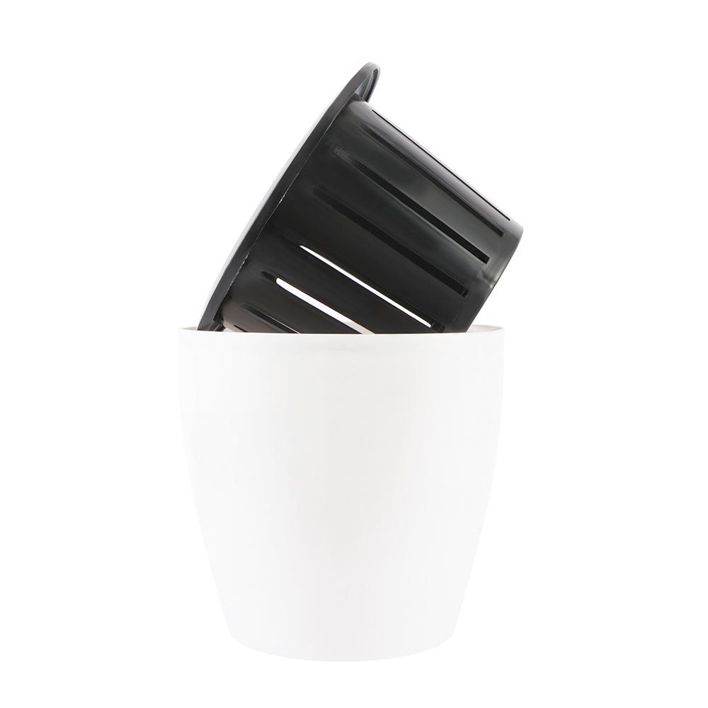 Plastic Desktop Decoration Garden Supply Self Watering Home Decor Plants Basket Planter Flower Pots