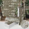 Wood Grain Matte Pe Foam Wall Sticker Self-Adhesive Anti-Collision Waterproof Thickened Wallpaper American Stone Pattern Wall Decoration