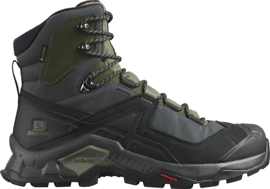 Обувь для треккинга Salomon Quest Element GTX (L41457100) black/deep lichen green/olive night