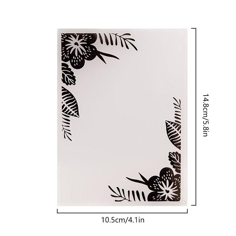 Папки для тиснения с цветочным фоном для скрапбукинга Бумага для самостоятельного изготовления шаблонов для поделок Формы для изготовления альбомов 3D-штампы для резки пластика