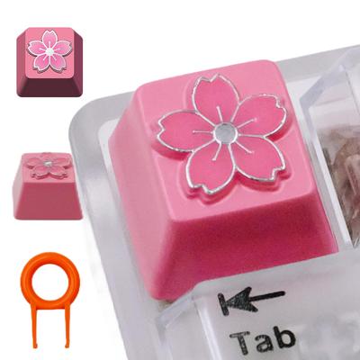 Bailante Bailande Keycap Custom Game Keycap Switch Mechanical Keyboard Keycap Metal Keycap Cherry Blossom Cute Personality Совместимость с большинством