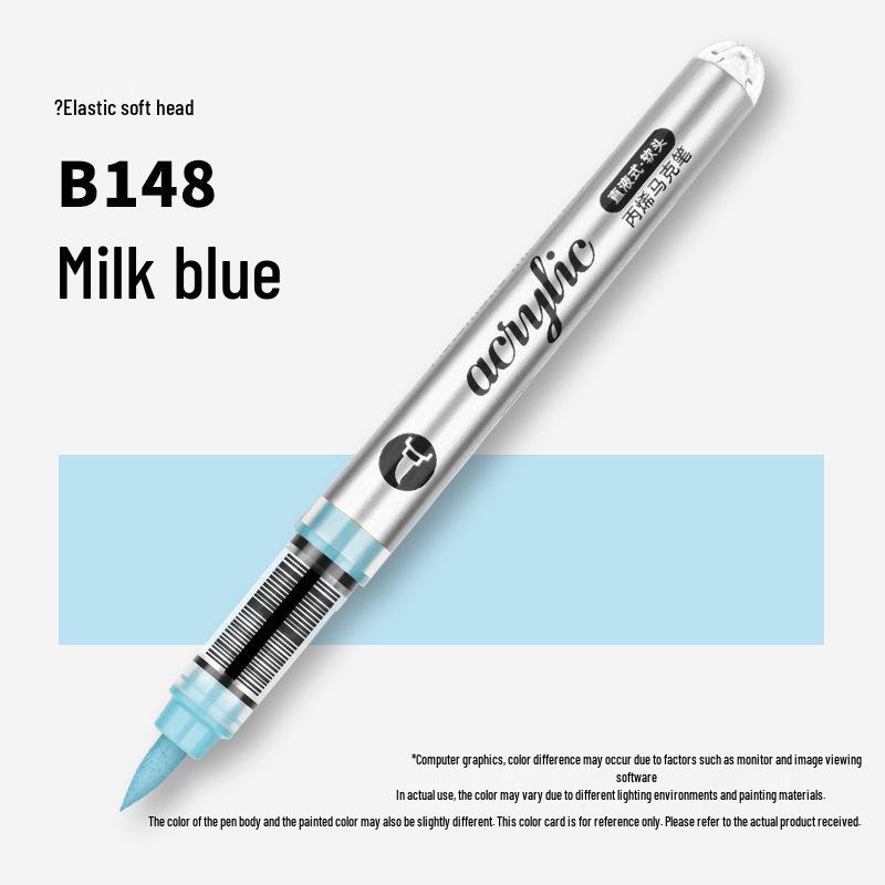 60-Color Soft Tip Acrylic Markers, Opaque & Layerable for Art Students, Watercolor Pens