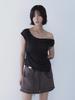 SETSETSET Haze Skirt Pants Brown