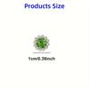 50/100/200 шт. сплава, стеклянный цветок в форме коготь, плоская задняя часть, стразы, используются для изготовления одежды, обуви, шляп, сумок