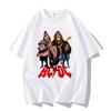 Американская стрит-панк-рок-группа ACDC Хип-хоп Футболка с коротким рукавом Одежда Одежда Повседневная Мужская и женская футболка из 100% хлопка