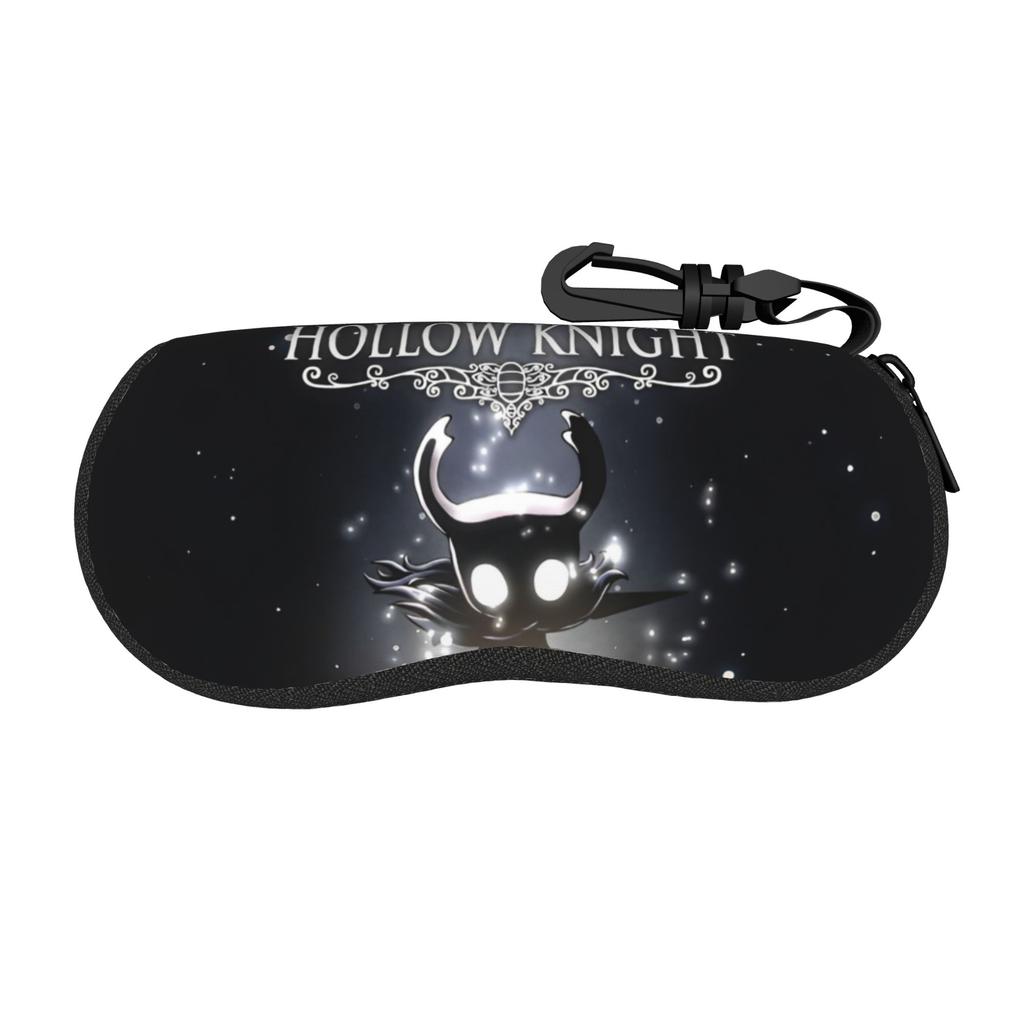 Hollow Knight Glasses Case Game Funny Cartoon Zip Sunglasses Pouch Soft Daily Eyeglass Cases Cover Men Women Eyewear Bag