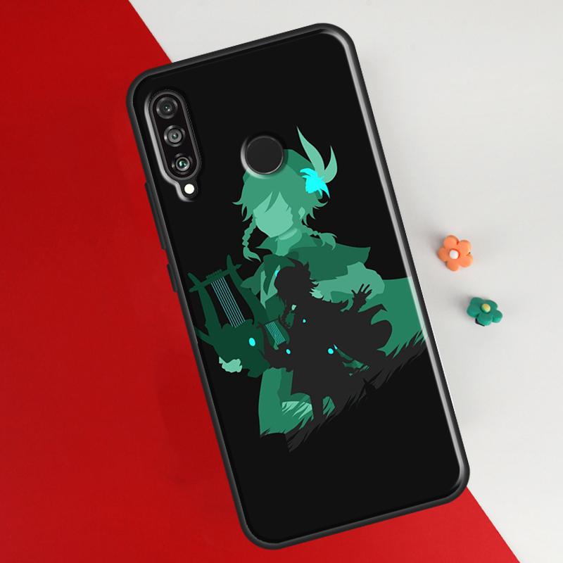 Чехол Genshin Impact Venti для Huawei Honor 50 P20 P30 P40 P50 Pro Lite P Smart Z 2019 2021 Nova 5T чехол для телефона