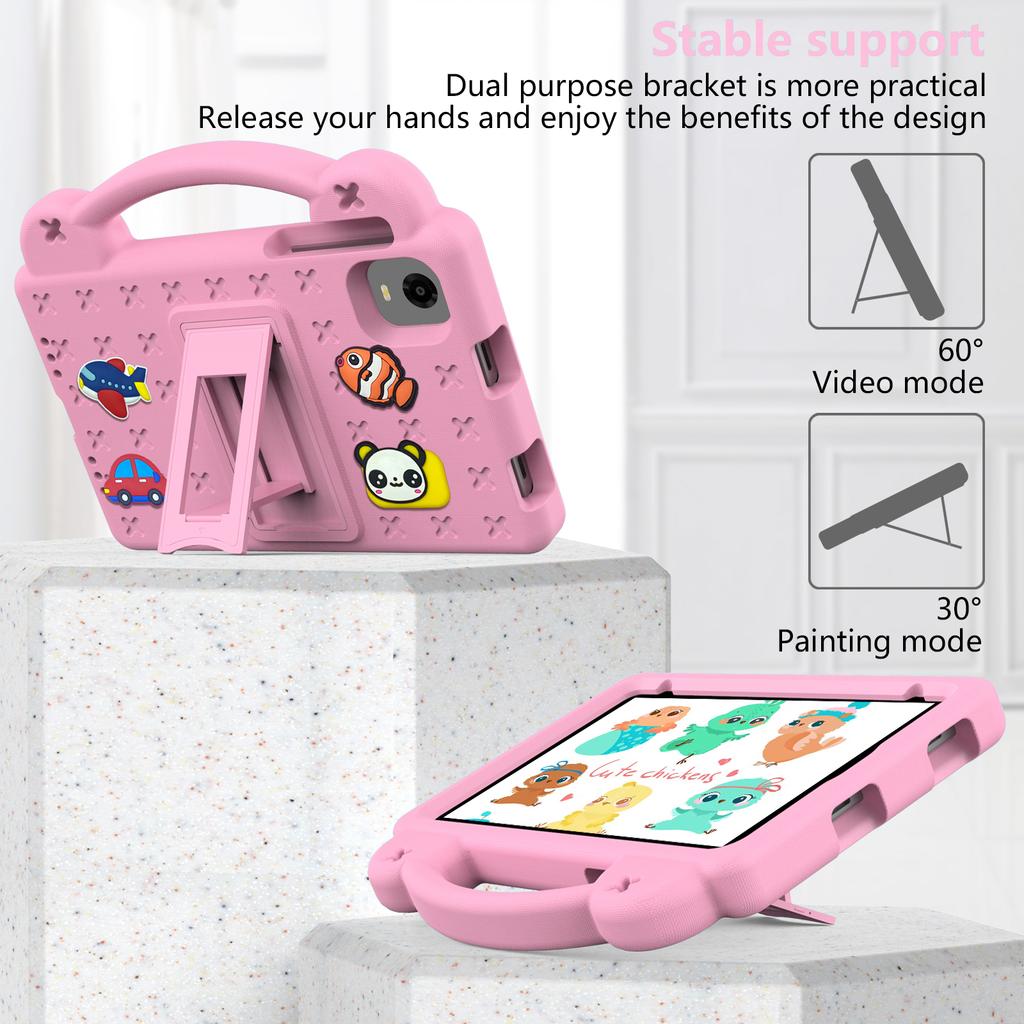 8.4" Universal Cute Bear EVA Stand Case For Alldocube iPaly Mini 50 Pro 60 Mini 2 Pro Turbo Kids Cover With Portable Holder